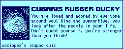 Cubaris Rubber Ducky