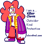 I am a Killer Clown! Click here to take the clown quiz!