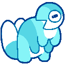 Icy Nibbo - These web pets are sticky to the touch. They eat nectar from flowers, which gives their ooze a sweet flavour.